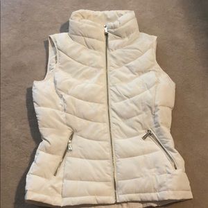 Calvin Klein Puffer Vest Ivory Small